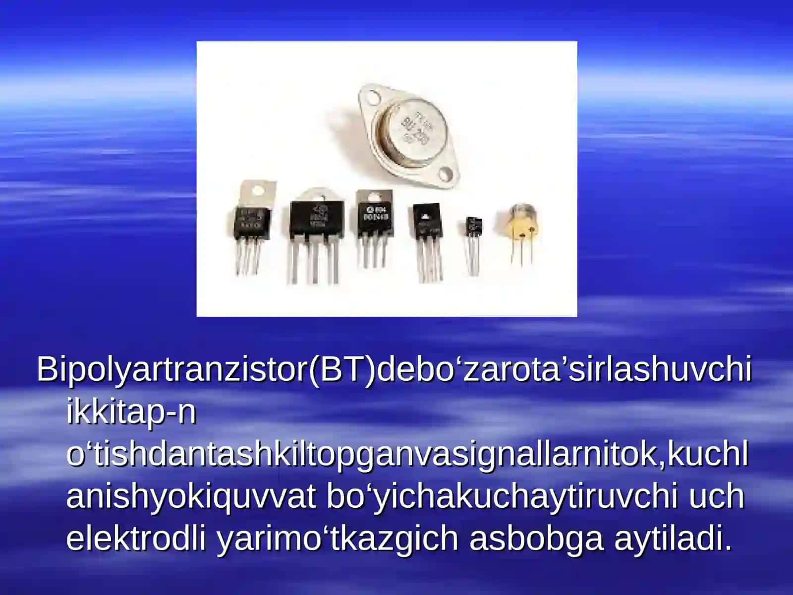 Bipolyar tranzistor 3