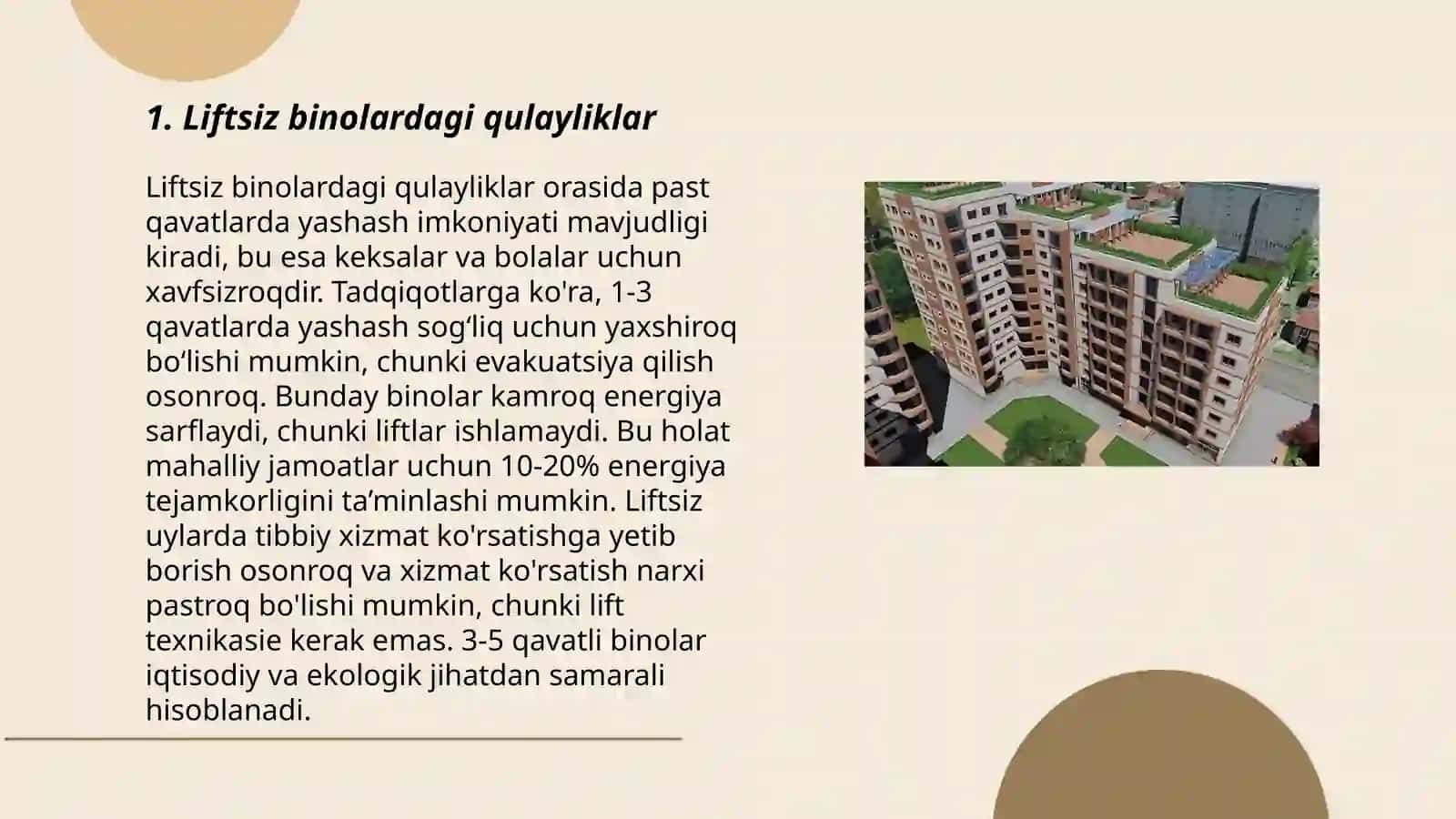 Liftsiz turar-joy binolari 3