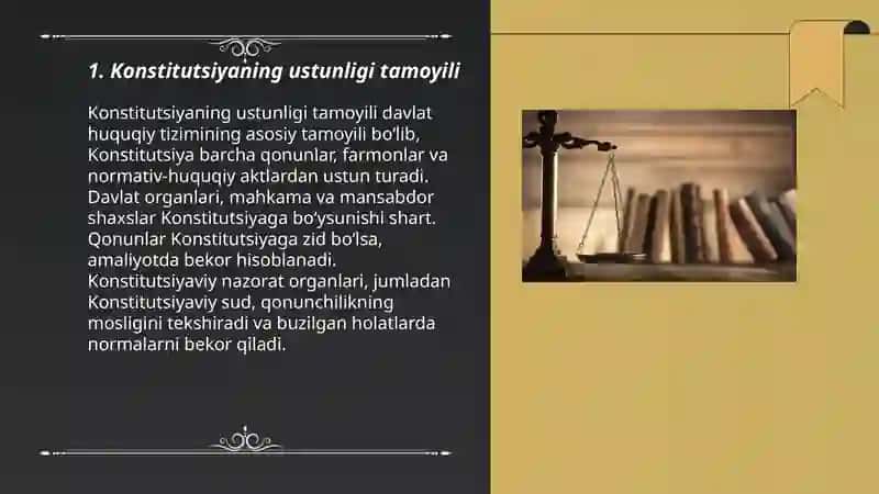 Konstitutsiya va qonun ustunligi 3