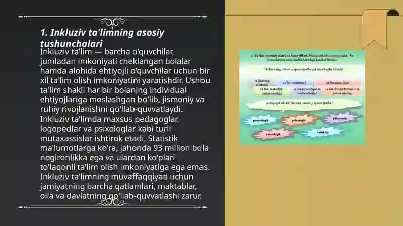 Inkluziv ta'lim tizimida õquv tarbiya jarayonining tashkil etilishi 3