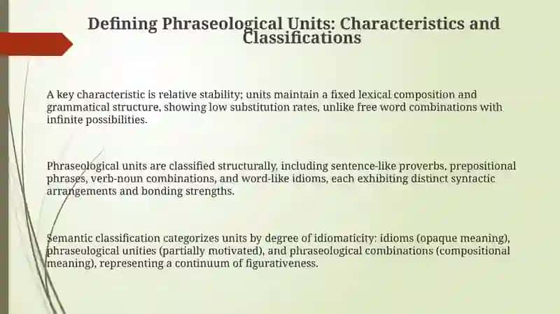 Phraseological units 3