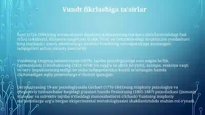 V.Vundt tadqiqotlari 3