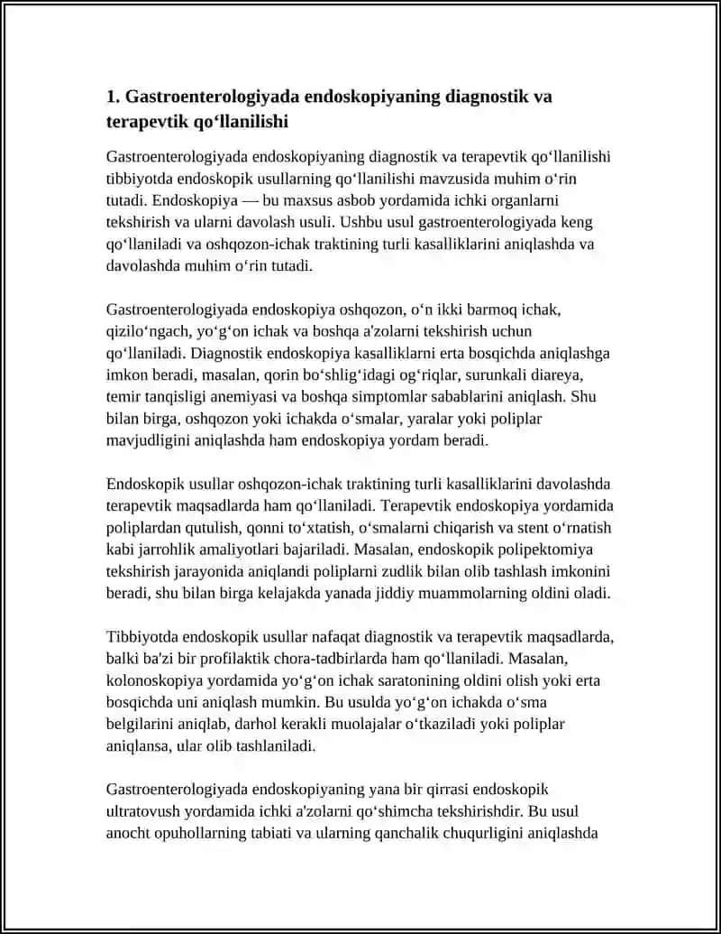 TIBBIYOTDA ENDOSKOPIK USULLARNING QOʻLLANILISHI 3