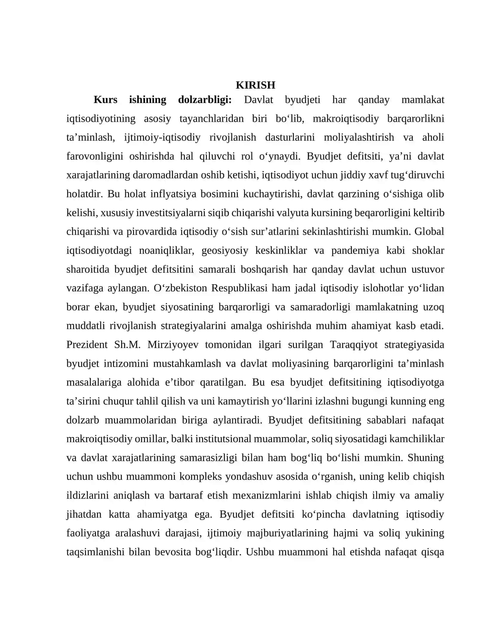 BYUDJET DEFITSITINING IQTISODIYOTGA TA’SIRI VA UNI KAMAYTIRISH YO‘LLARI 3