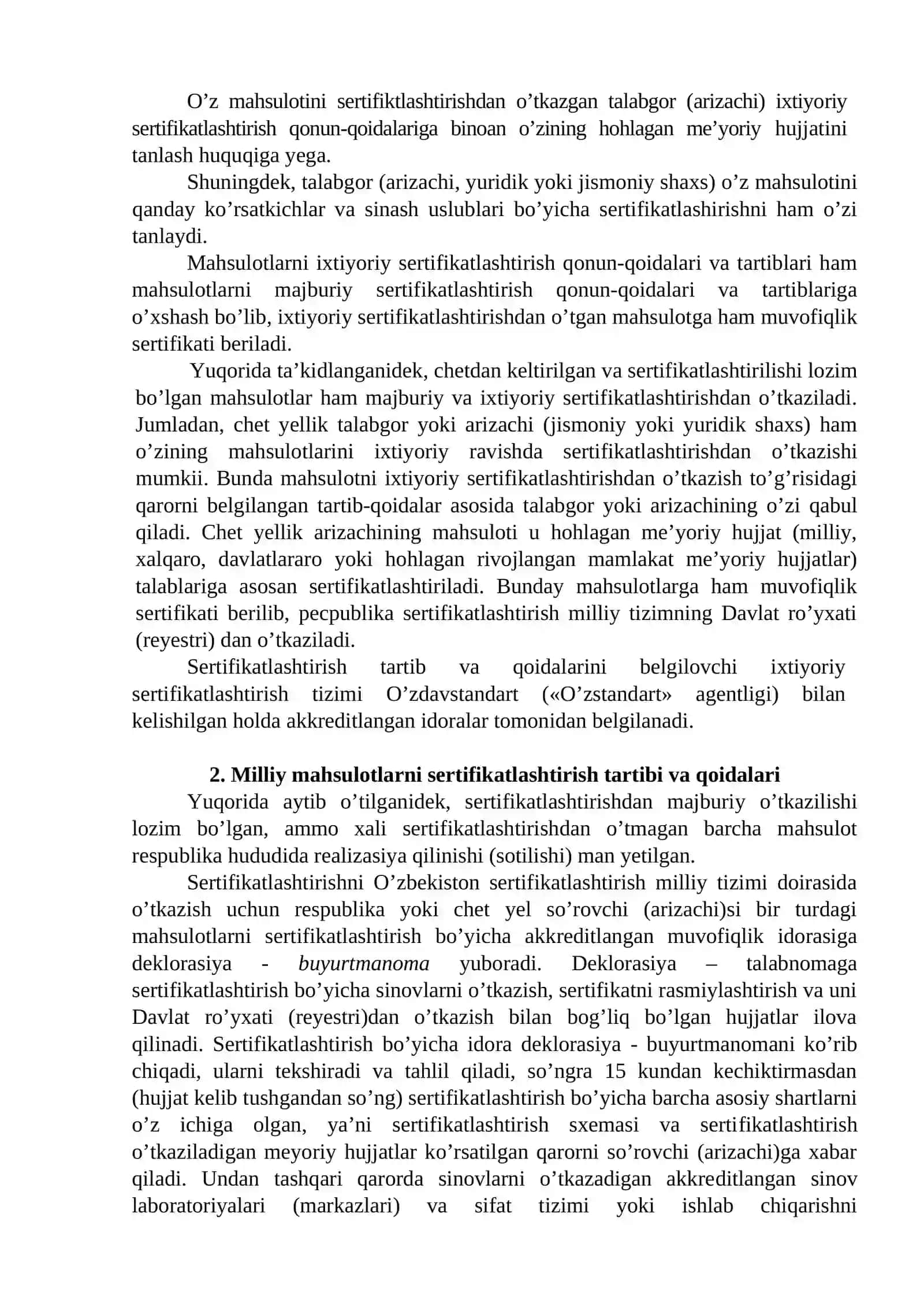 Mahsulotlar haqidagi mahsulotlarni standartlash va kodlash 3