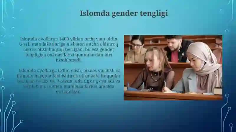 Islomda inson huquqlari himoyasi,ijtimoiy tenglik,adolat va tolerantlik 3