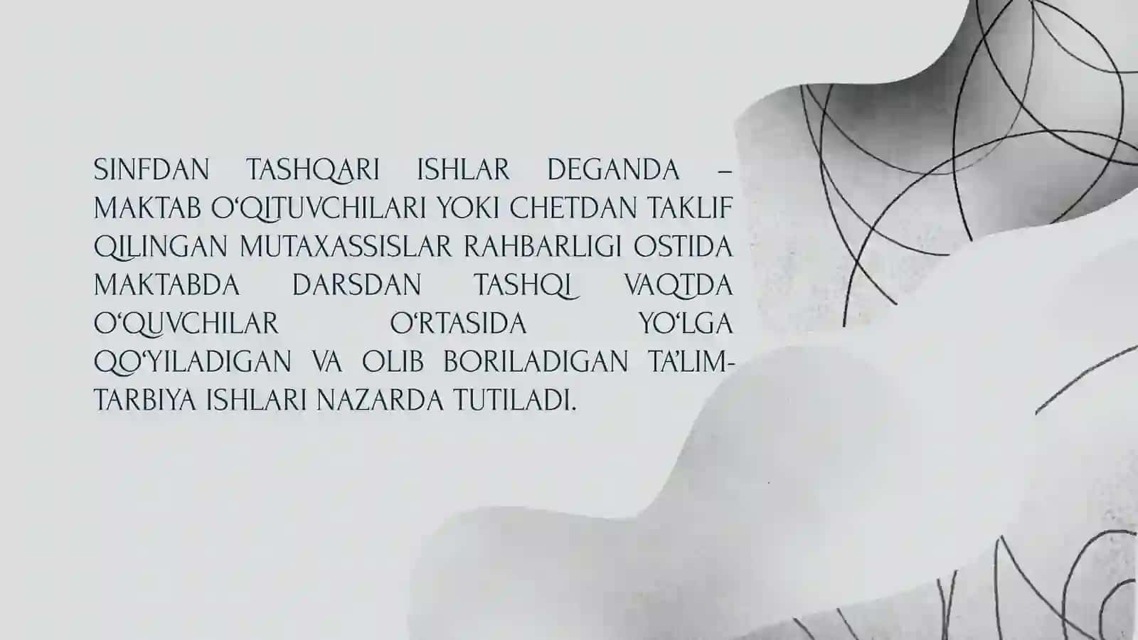 Sinf raxbarining ish faoliyati 3