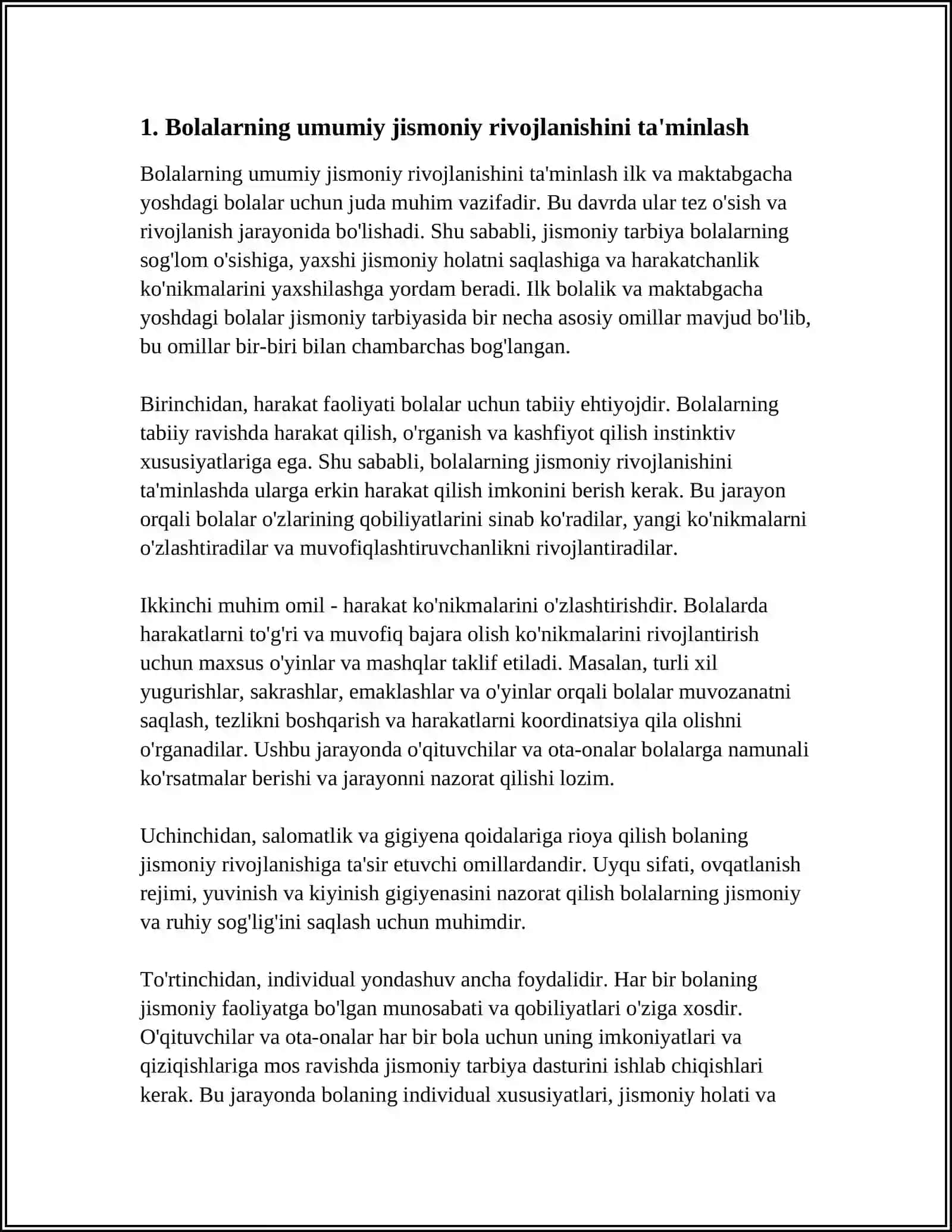 ILK VA MAKTANGACHA YOSHDAGI BOLALAR JISMONIY TARBIYASINING VAZIFALARI 3