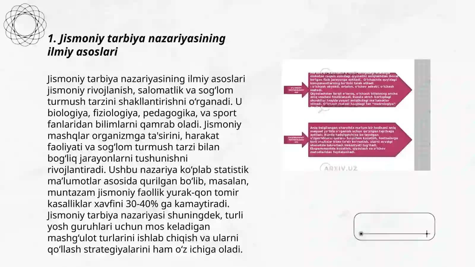 Jismoniy tarbiya nazariyasining ilmiy tadqiqot metodlari 3