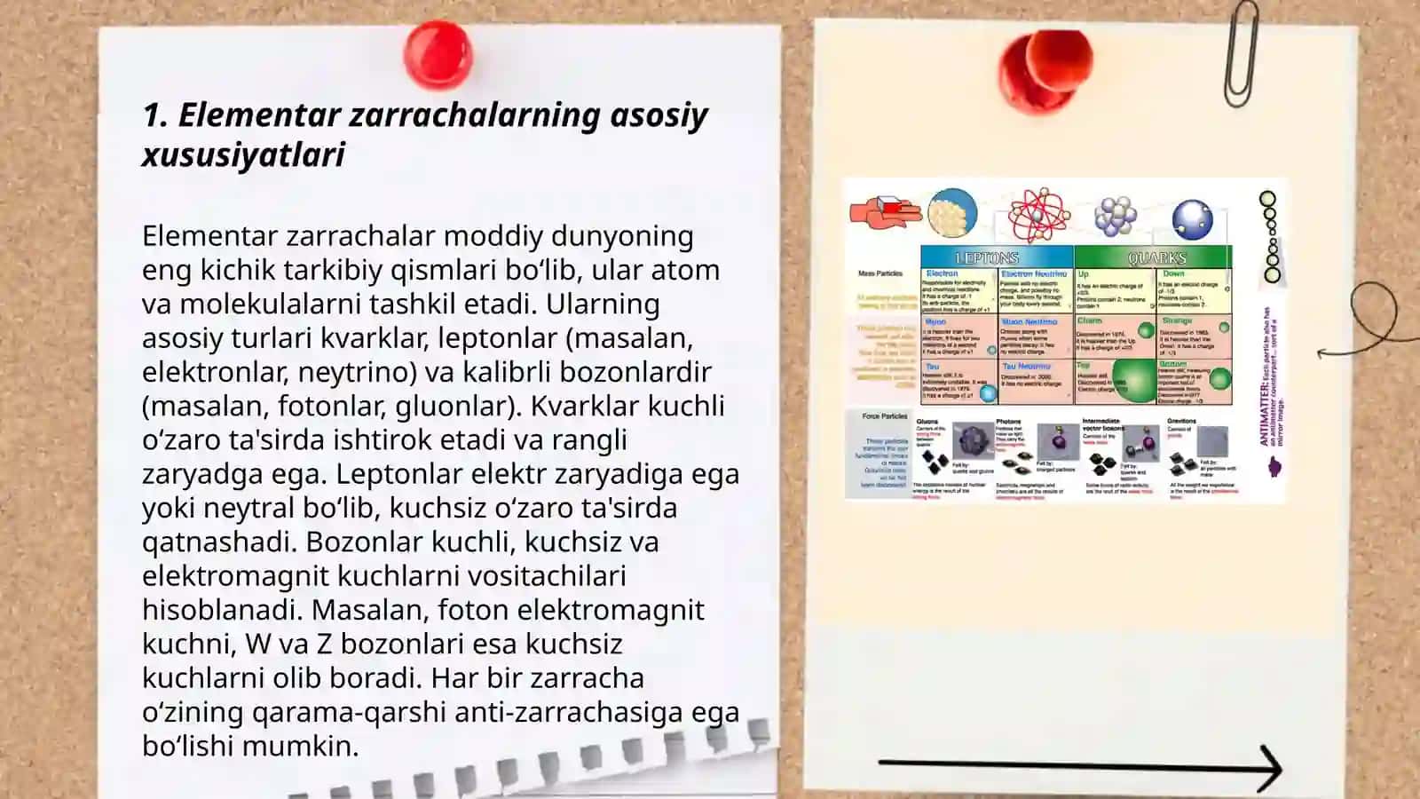 Elementar zarrachalarning asosiy xususiyatlar va klassifikatsiyasi 3
