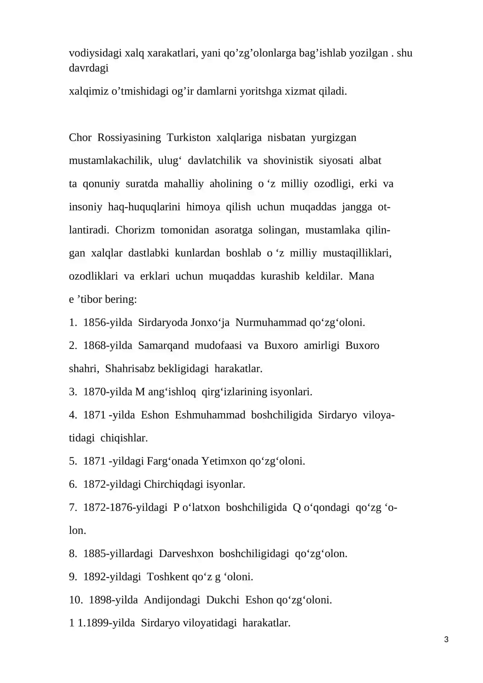 XIX ASRNING 70-80-YILLARIDA FARG’ONA VODIYSIDAGI XALQ XARAKATLARI 3
