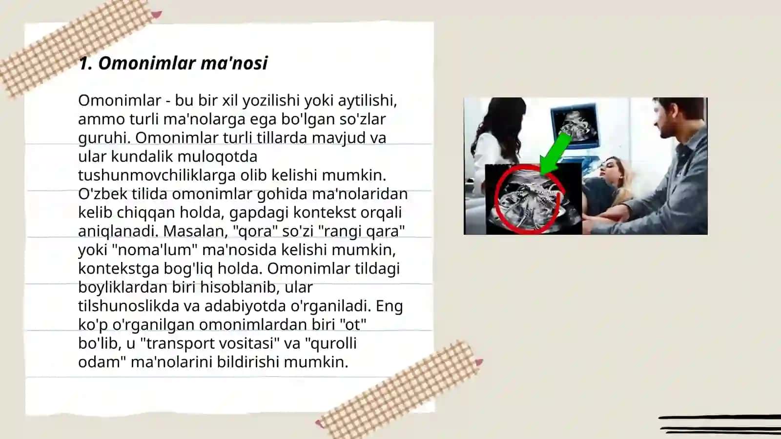 Omonimlar. Omoformalar. Omonimlarning yuzaga kelishi sabablari 3