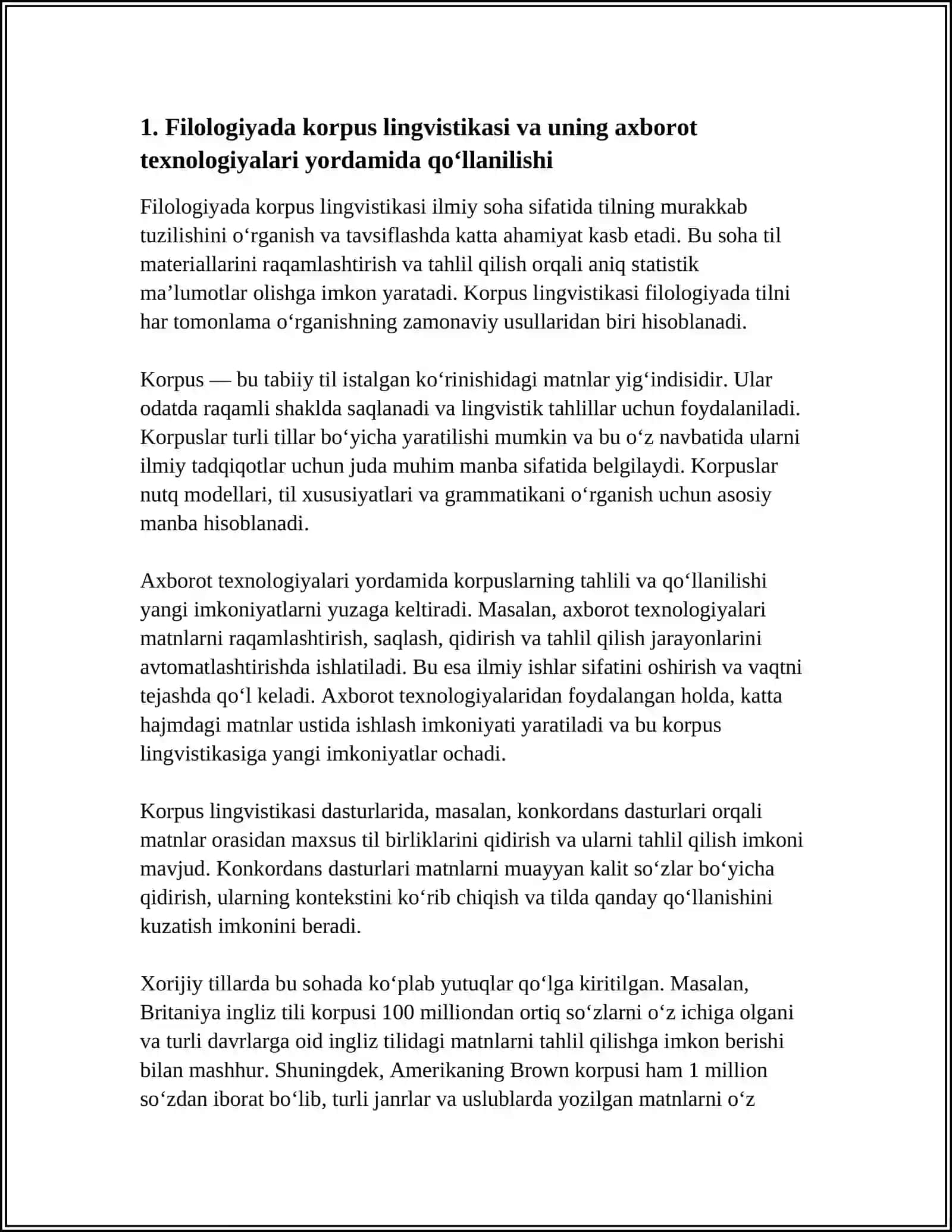 AXBOROT TEXNOLOGIYALARINING FILOLOGIYA FANLARIDA QO'LLANISHI 3