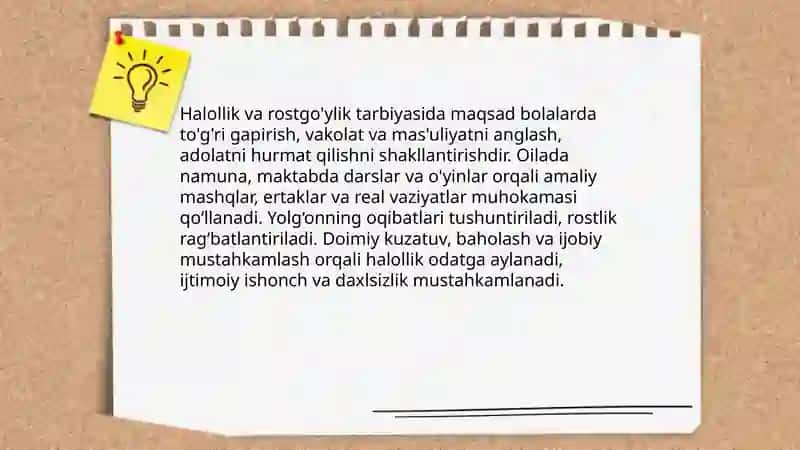 Axloqiy tarbiya 3