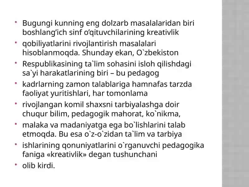 Innovatsion ta’lim muhitida o’qituvchi 3