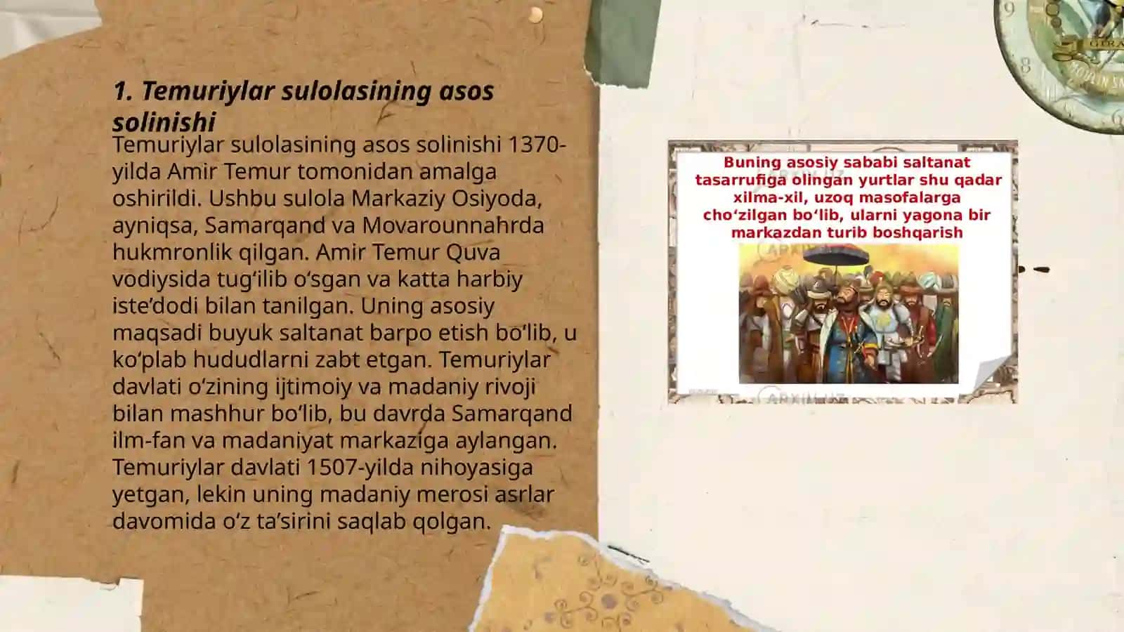 Temuriylar saltanati inqirozi 3