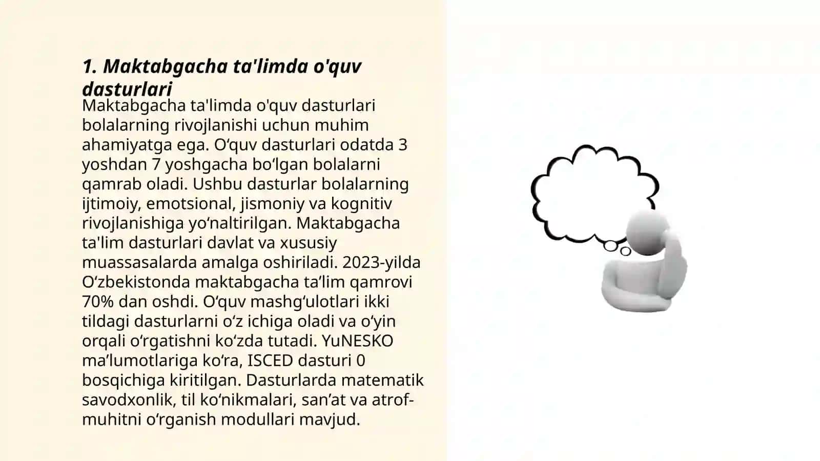 Maktabgacha taʼlim tashkilotlarida talim shakli 3
