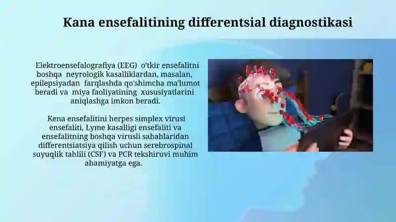 Kana ensefaliti etiologiya patogenezi klinikasi davolashi 3