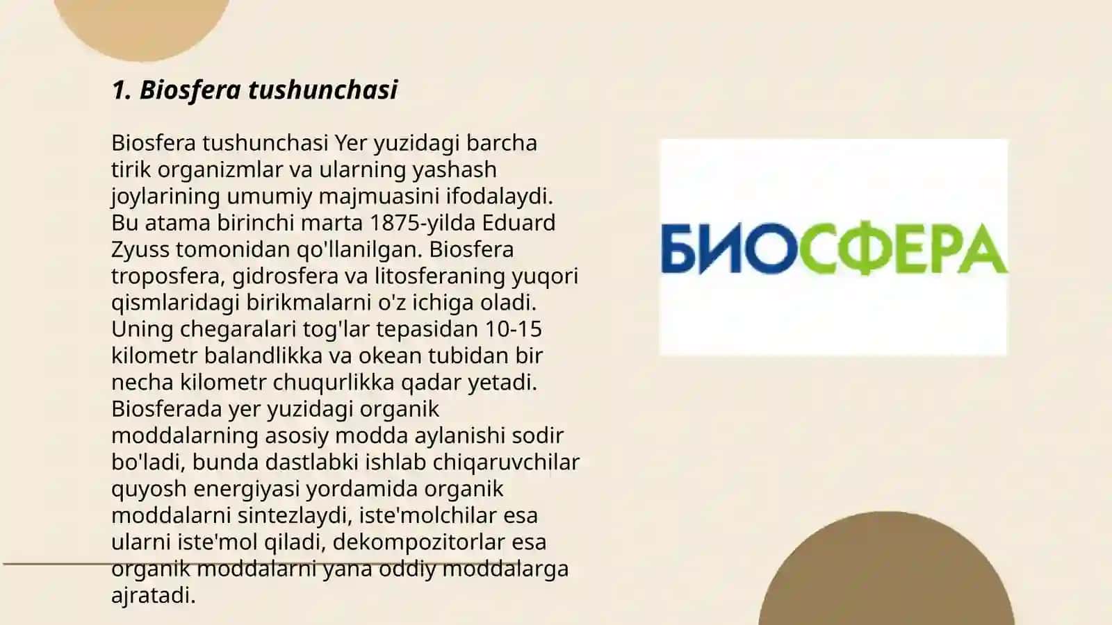 Biosfera 3