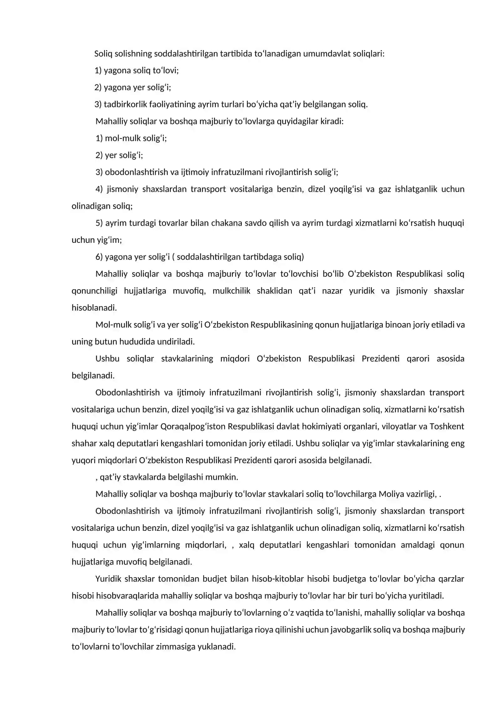 Soliq ularning vazifalari va turlari 3