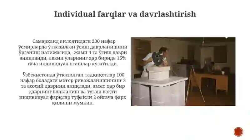Ontogenetik taraqqiyotni davrlashtirish muammolari 3