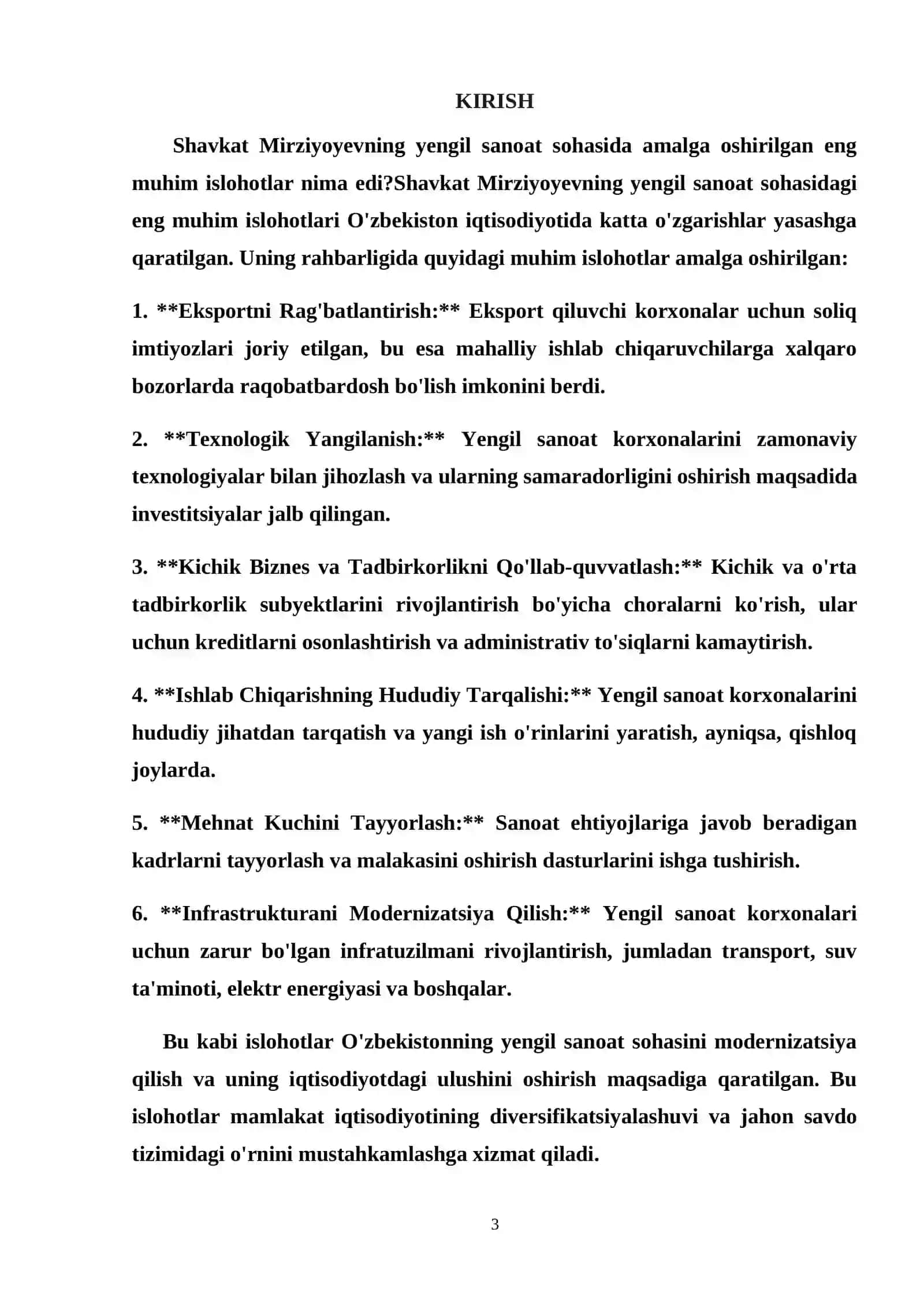 Namangan Viloyati Pop tumanida Mitkal assortimentdagi to'qima ishlab chiqarish korxonasini loyihalash 3