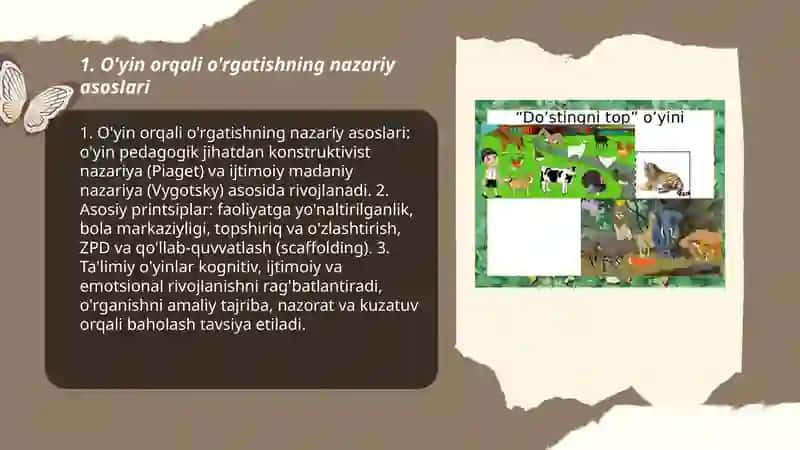 O'yin orqali orgatish usullari 3