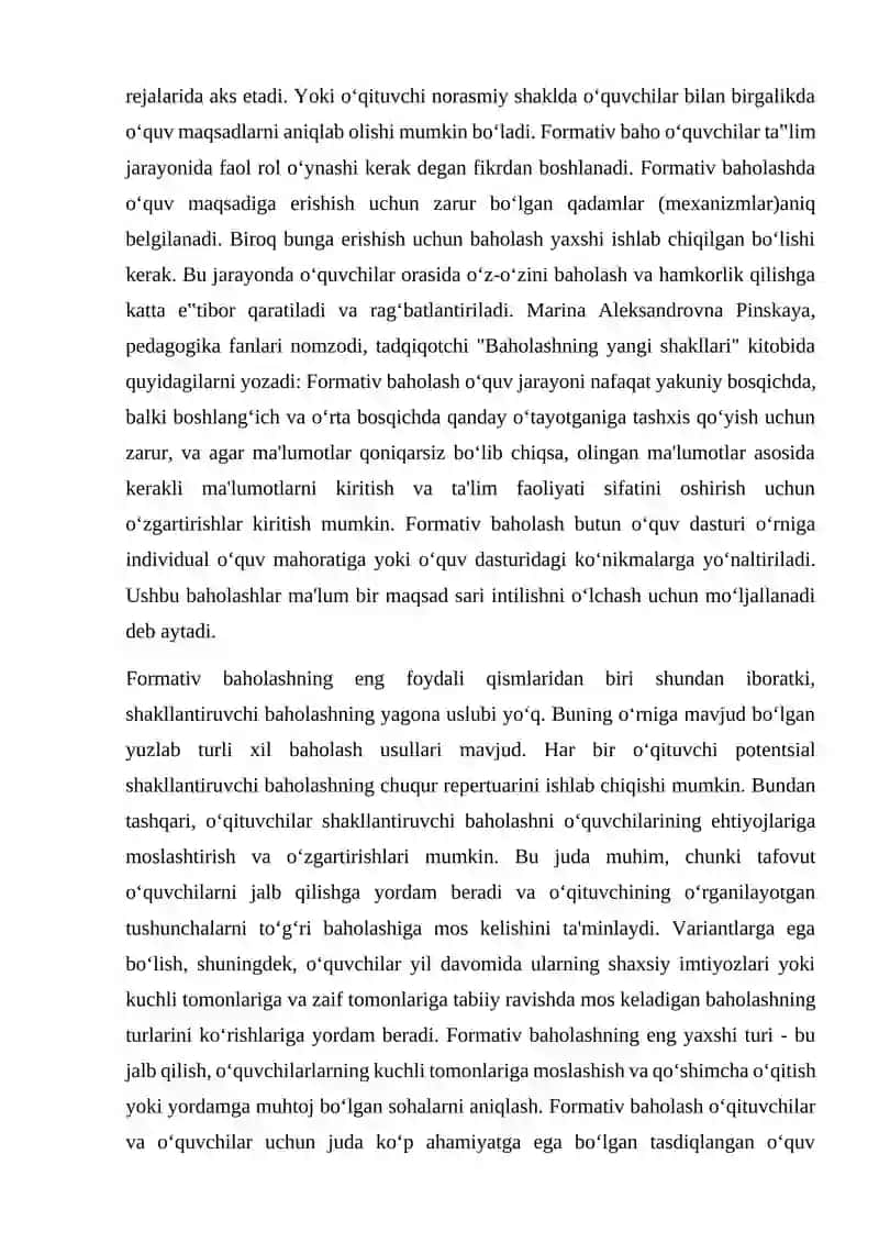 PEDAGOGIK BAHOLASHNI AMALGA OSHIRISH JARAYONI 3