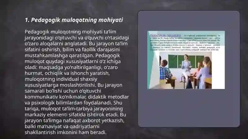 Pedagogik muloqot turlari. 3