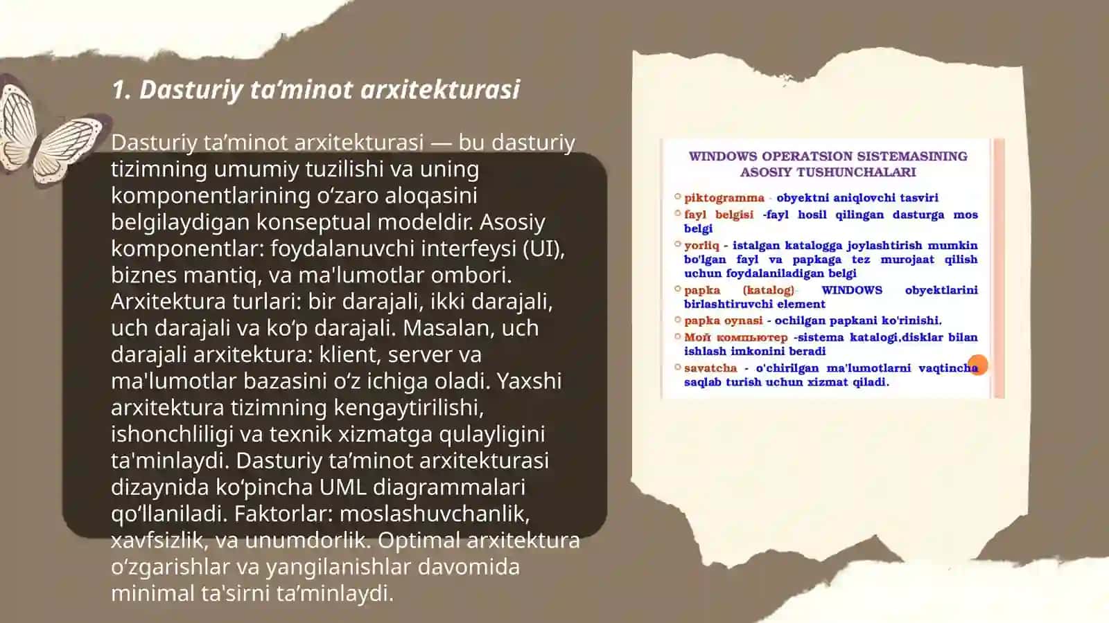 Dasturiy ta’minot arxitekturasi 3