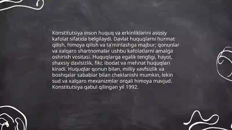 Inson huquq va erkinliklarining kafolatlari 3