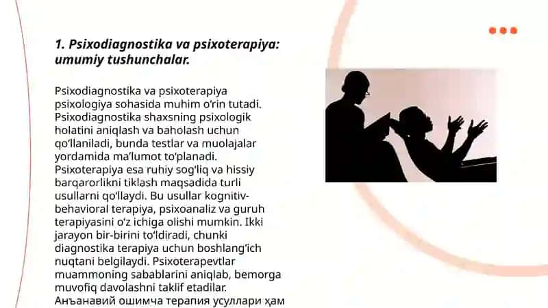 Psixodiagnostika va psixoterapiya 3