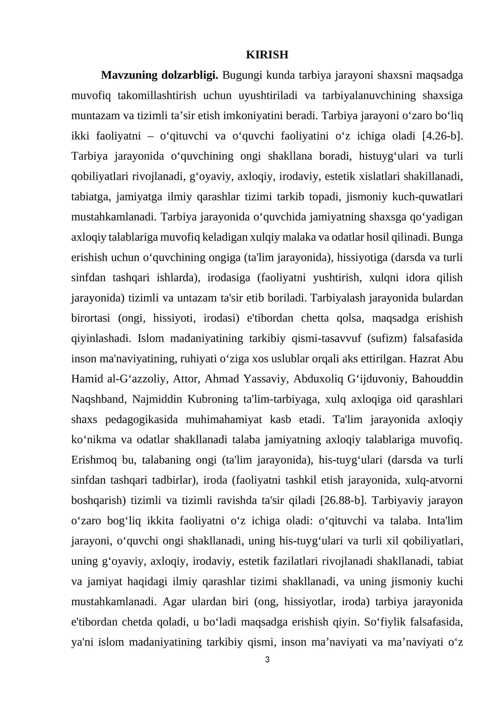 "Tarbiyaviy jarayonda gʻoyaviy siyosiy axloqiy tarbiyani tashkil etish manaviyati" 3