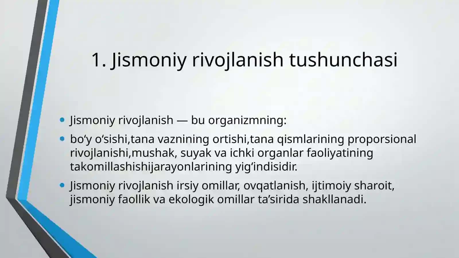 Bolalar va o'smirlarning jismoniy rivojlanishini tekshirish usullari 3
