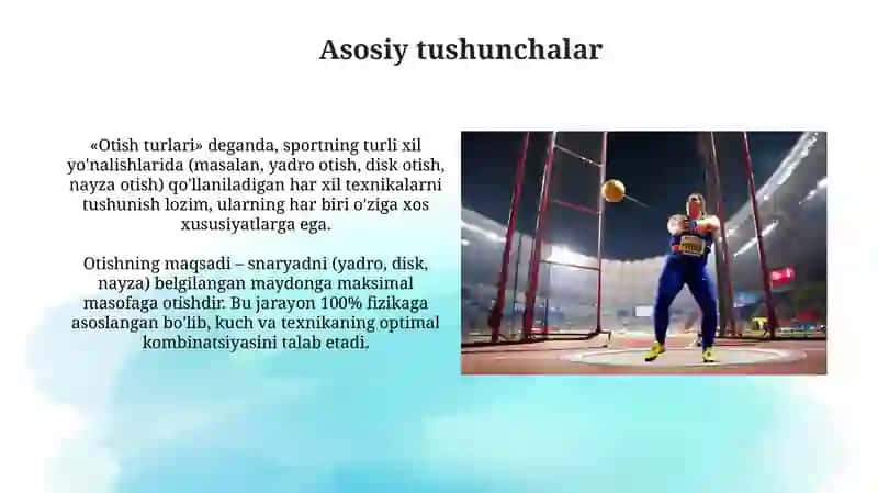 Uloqtirish turlari boʻyicha boshlangʻich tayyorgarlik 3
