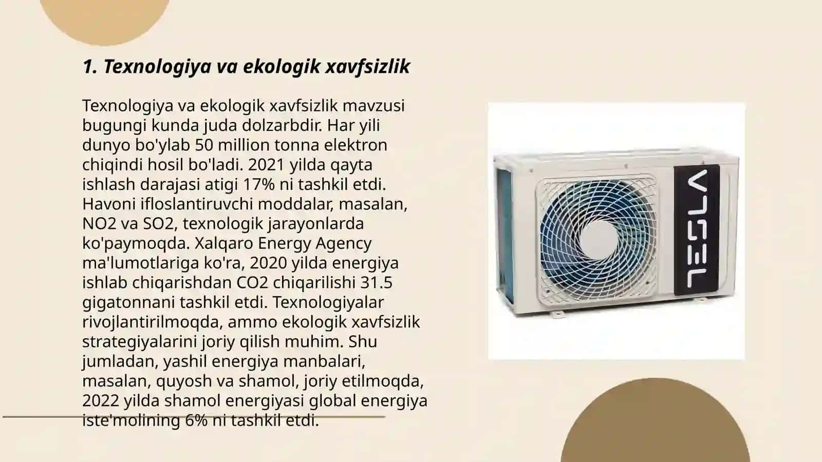 Texnologiya va ekologik xavfsizlik 3
