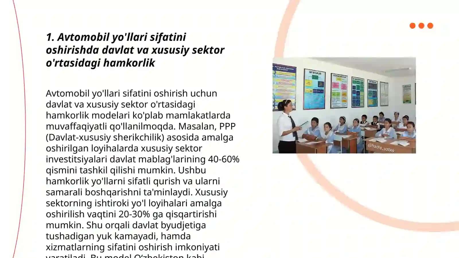 Avtomobil yo'llari sifatini oshirish 3
