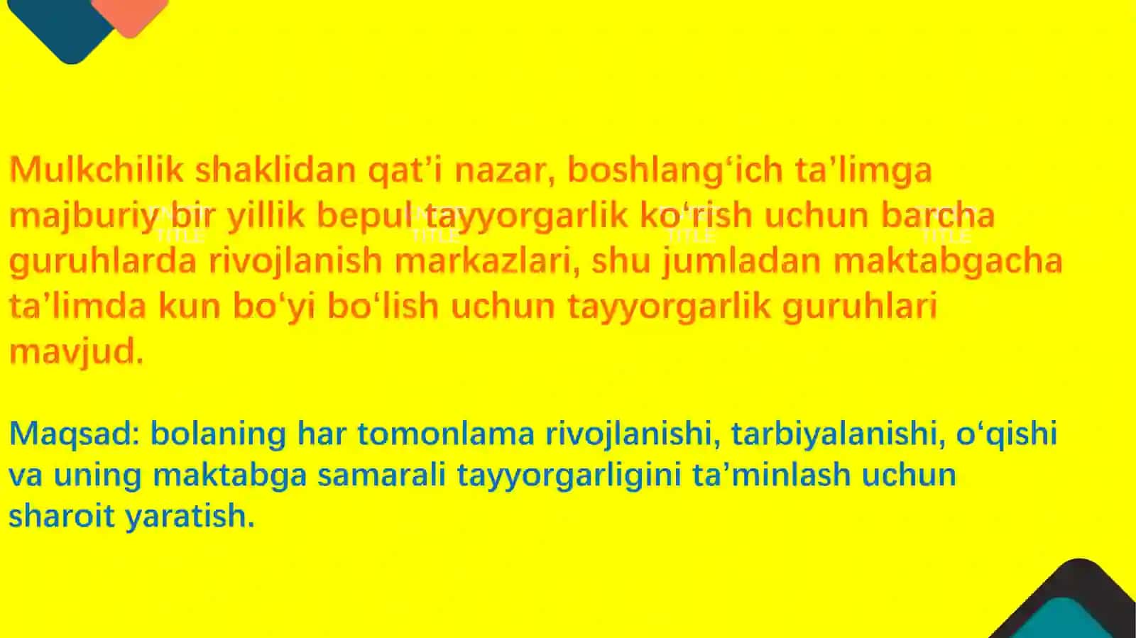 RIVOJLANTIRUVCHI MARKAZLARIDA TAʼLIMIY FAOLIYAT 3