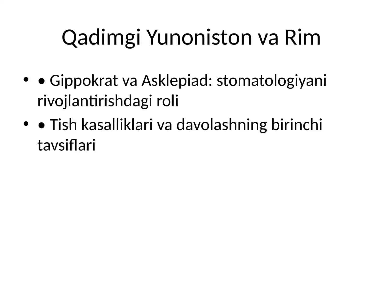 Stomatologiya tarixi 3