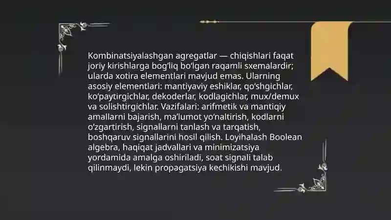 Kombinatsiyalashgan agregatlar 3
