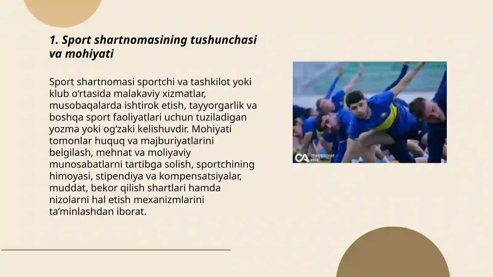 Sport shartnomasi tushinchasi 3