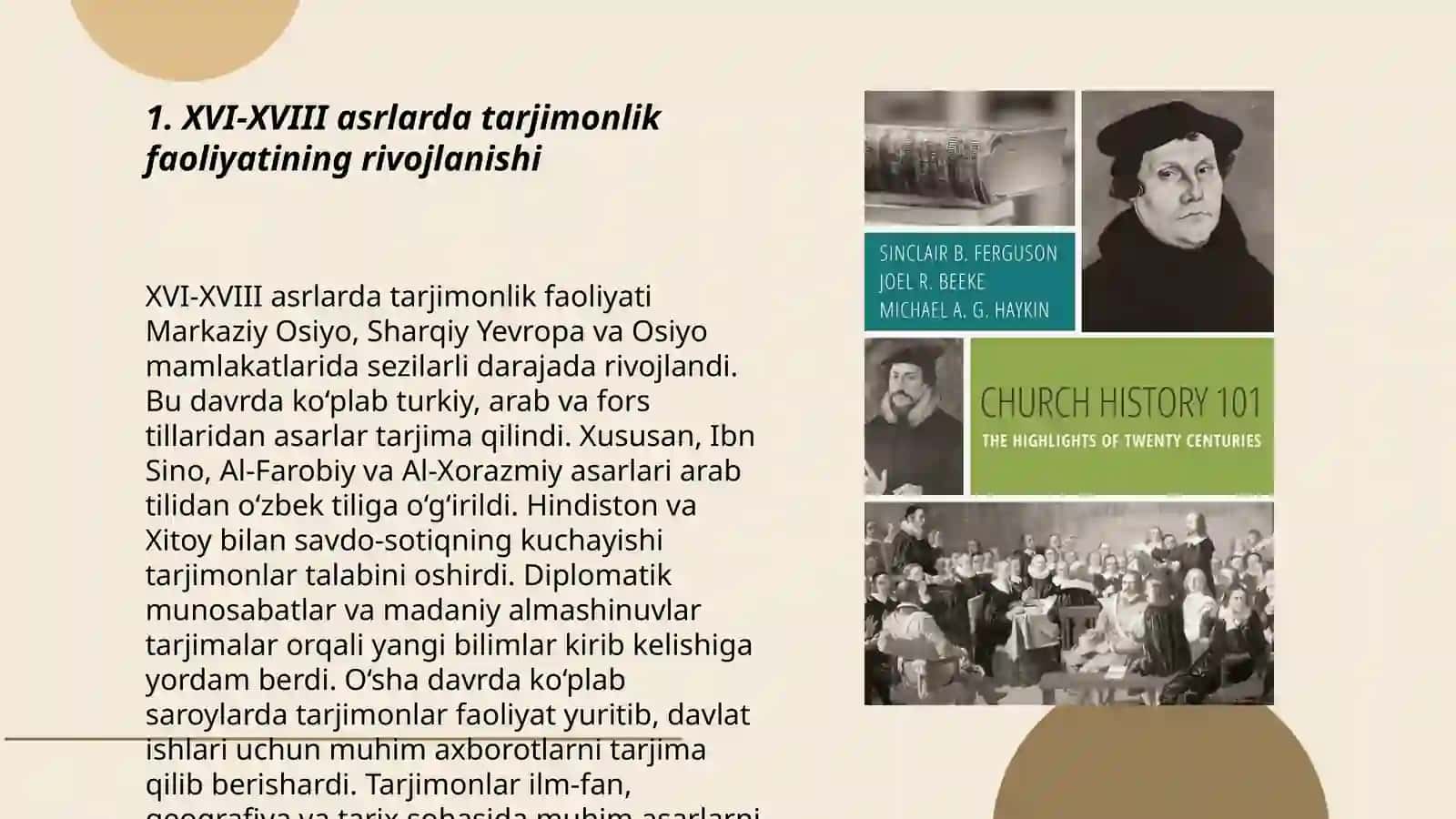XVI-XVIII asrlar tarjimachiligi 3