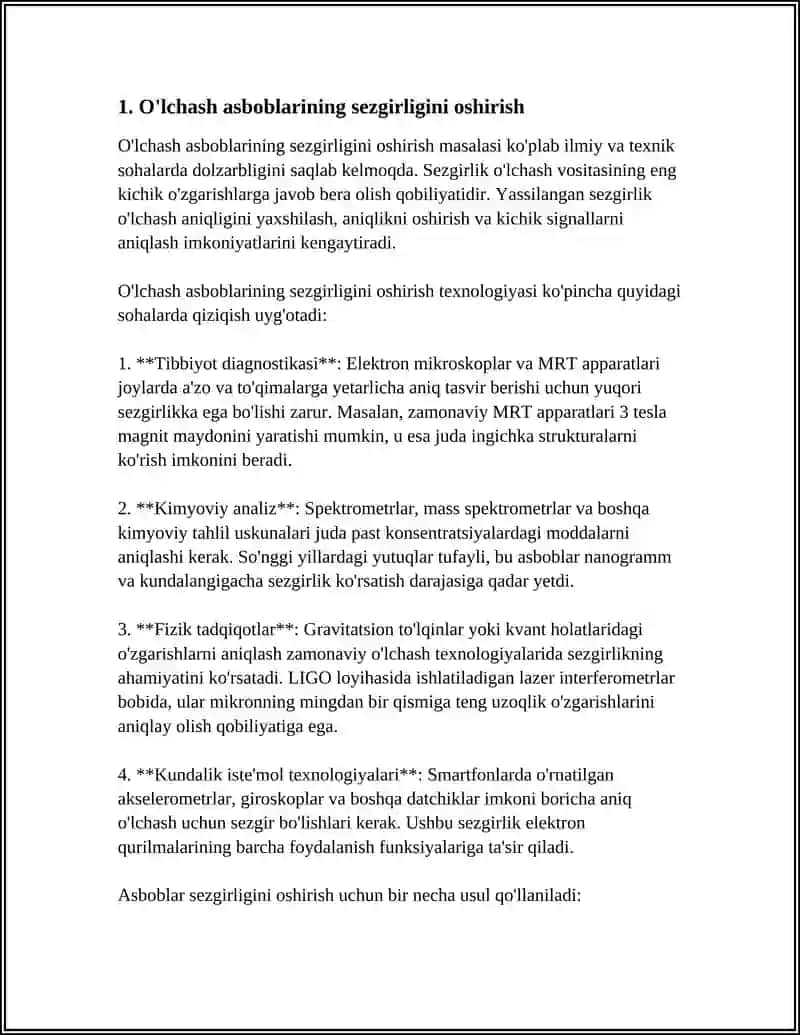 AMPERMETR VA VOLTMETRNI OʻLCHASH CHEGARASINI OSHIRISH LABARATORIYA ISHI 3