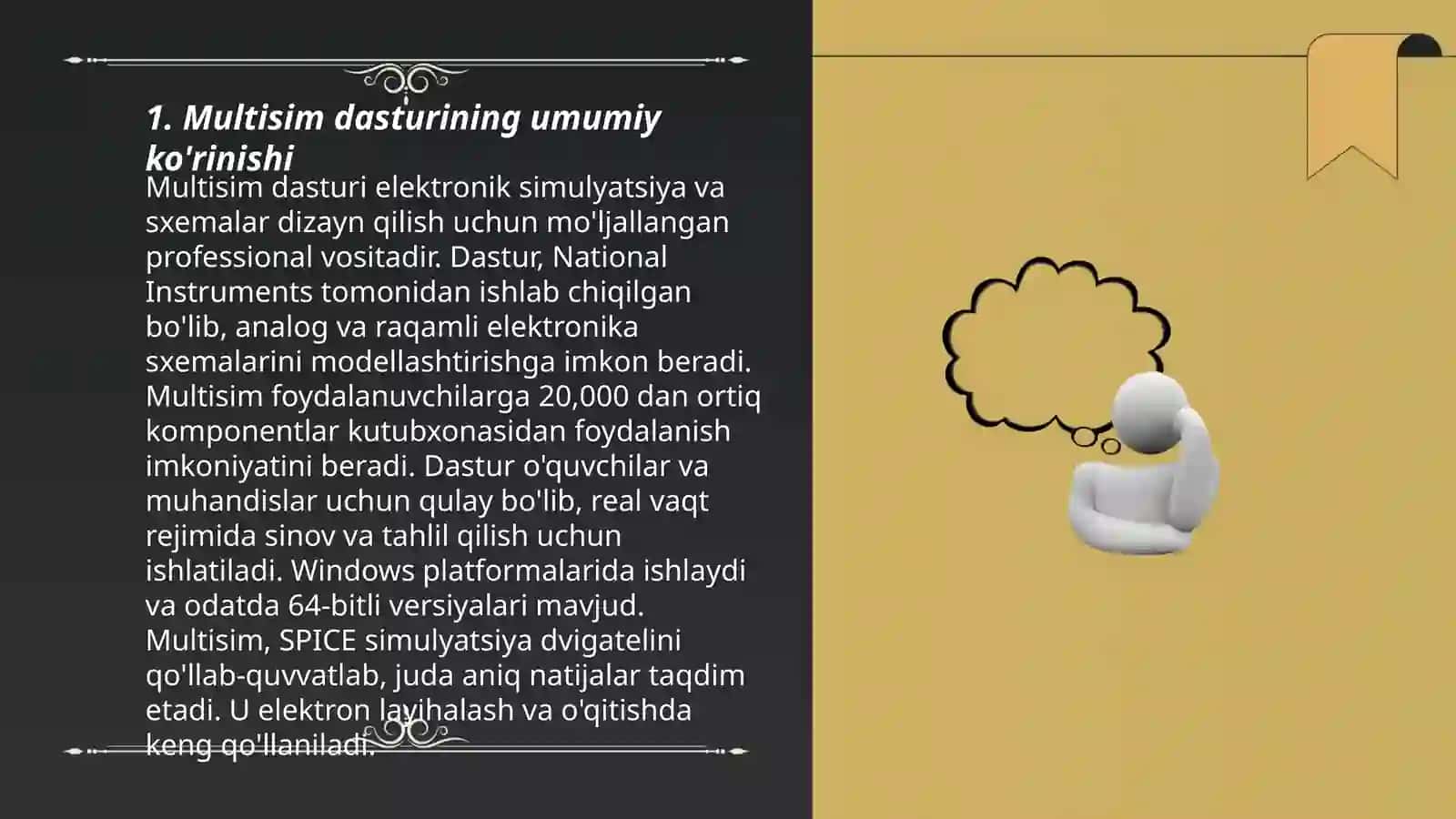 Multisim loyihalash dasturi 3