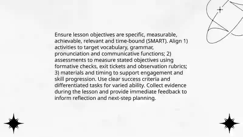 Classroom observation and reflection 3