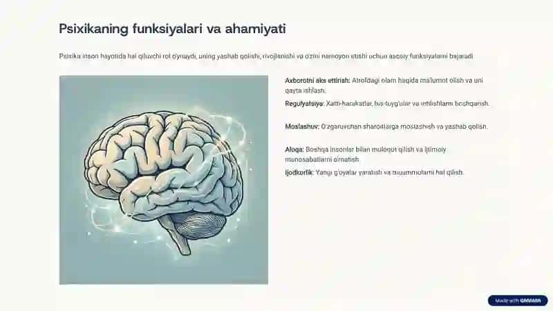 Psixika haqida umumiy tushuncha 3