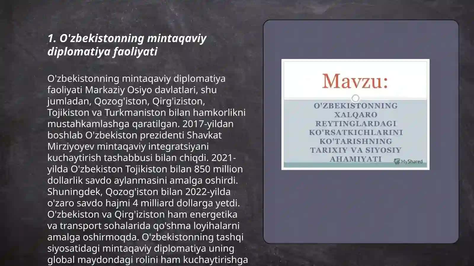 O'zbekistonning mintaqaviy diplomatiya faoliyati 3
