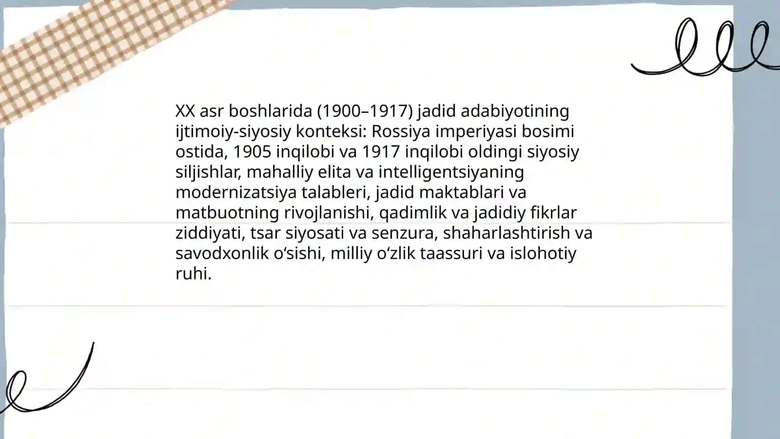 XX asrning boshlarida jadid adabiyoti shakkllanishi 3