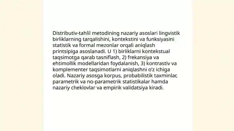 Distributiv-tahlil metodi 3