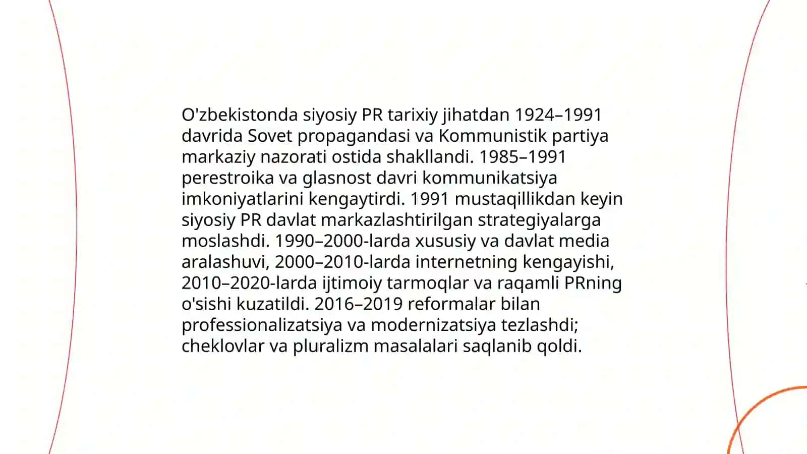 O'zbekistonda siyosiy PRning rivojlanishi 3